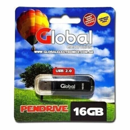 Pen Drive Global 32 GB Negro