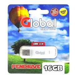 Pen Drive Global 16 GB Blanco